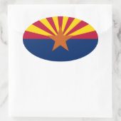 Sticker Ovale Arizona (Sac)