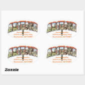 Sticker Ovale Arizona (Feuille)