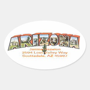 Sticker Ovale Arizona