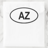 Sticker Ovale Arizona "AZ" (Sac)