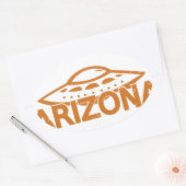 Sticker Ovale Arizona UFO (Enveloppe)