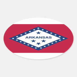Sticker Ovale Arkansas