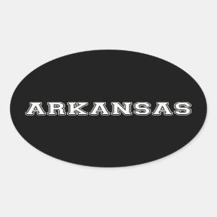 Sticker Ovale Arkansas