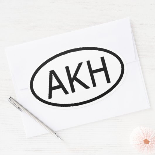 Sticker Ovale Arkham (Enveloppe)