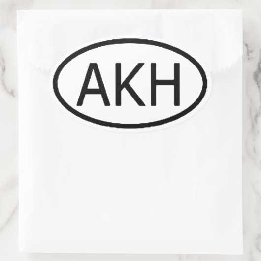 Sticker Ovale Arkham (Sac)