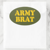 STICKER OVALE ARMÉE BRAT (Sac)