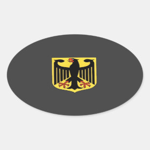 Sticker Ovale Armoiries de l'Allemagne