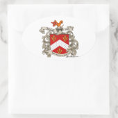 Sticker Ovale Armoiries de Richard Arnold de Dorset, Angleterre (Sac)
