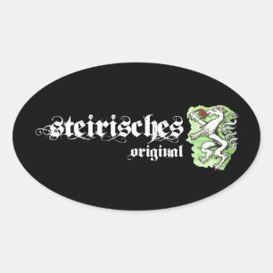 Sticker Ovale Armoiries de Styrie   Vintage