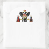 Sticker Ovale Armoiries de Tolède (Espagne) (Sac)