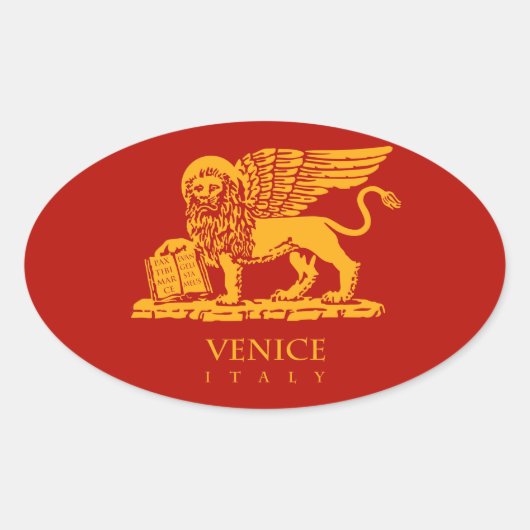 Sticker Ovale Armoiries de Venise (Devant)