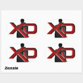 Sticker Ovale Armure Springfield XD (Feuille)