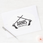 Sticker Ovale Arnis astig (Enveloppe)