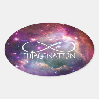 Sticker Ovale Arrière - plan d'hipster de boucle d'infini et de