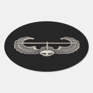 Sticker Ovale Assaut aérien
