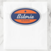 Sticker Ovale Astoria (Sac)