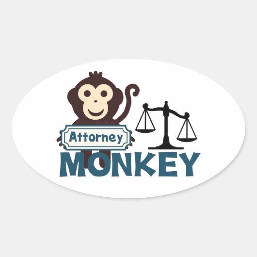 Sticker Ovale Attorney (Devant)