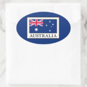 Sticker Ovale Australie (Sac)