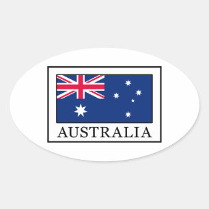Sticker Ovale Australie