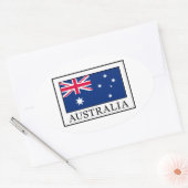 Sticker Ovale Australie (Enveloppe)