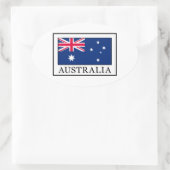 Sticker Ovale Australie (Sac)