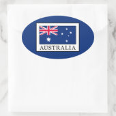 Sticker Ovale Australie (Sac)
