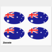 Sticker Ovale australie (Feuille)