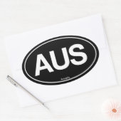 Sticker Ovale Australie Oval (Enveloppe)