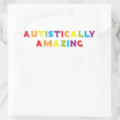 Sticker Ovale Autiquement Extraordinaire (Sac)