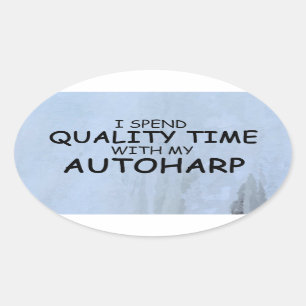Sticker ovale Autoharp Time
