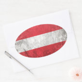 Sticker Ovale Autriche (Enveloppe)