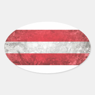 Sticker Ovale Autriche