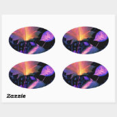 Sticker Ovale Autumn Leaves (Feuille)