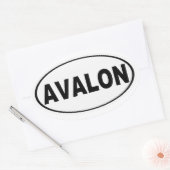 Sticker Ovale Avalon New Jersey (Enveloppe)
