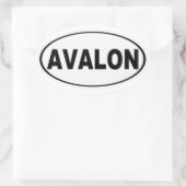 Sticker Ovale Avalon New Jersey (Sac)