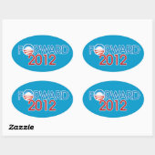 Sticker Ovale Avancer 2012 (Feuille)