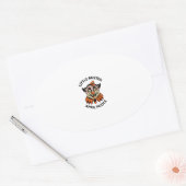 Sticker Ovale Avril fools jour petit mister avril fools (Enveloppe)