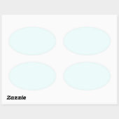 Sticker Ovale Azure (couleur X11/web) (couleur solide) (Feuille)
