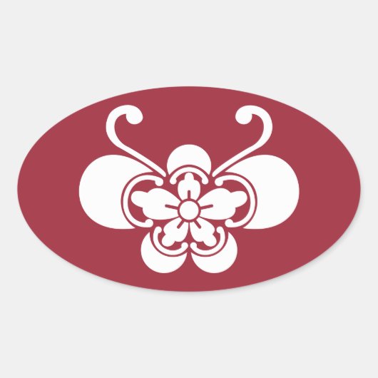 Sticker Ovale Babfly (Devant)