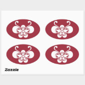 Sticker Ovale Babfly (Feuille)