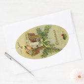 Sticker Ovale Baby Jesus (Enveloppe)