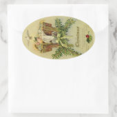 Sticker Ovale Baby Jesus (Sac)