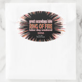 Sticker Ovale Bague De Feu 2016 (Sac)