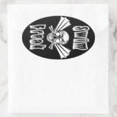 Sticker Ovale Baguette ovale Freak Swim (Sac)