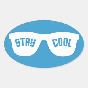 Sticker Ovale Baguettes personnalisées COOL STAY