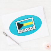 Sticker Ovale Bahamas (Enveloppe)