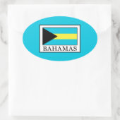 Sticker Ovale Bahamas (Sac)