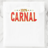 Sticker Ovale Balise étoile Carnal (Sac)