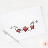 Sticker Ovale Balise Nom du Bunco (Enveloppe)