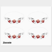 Sticker Ovale Balise Nom du Bunco (Feuille)